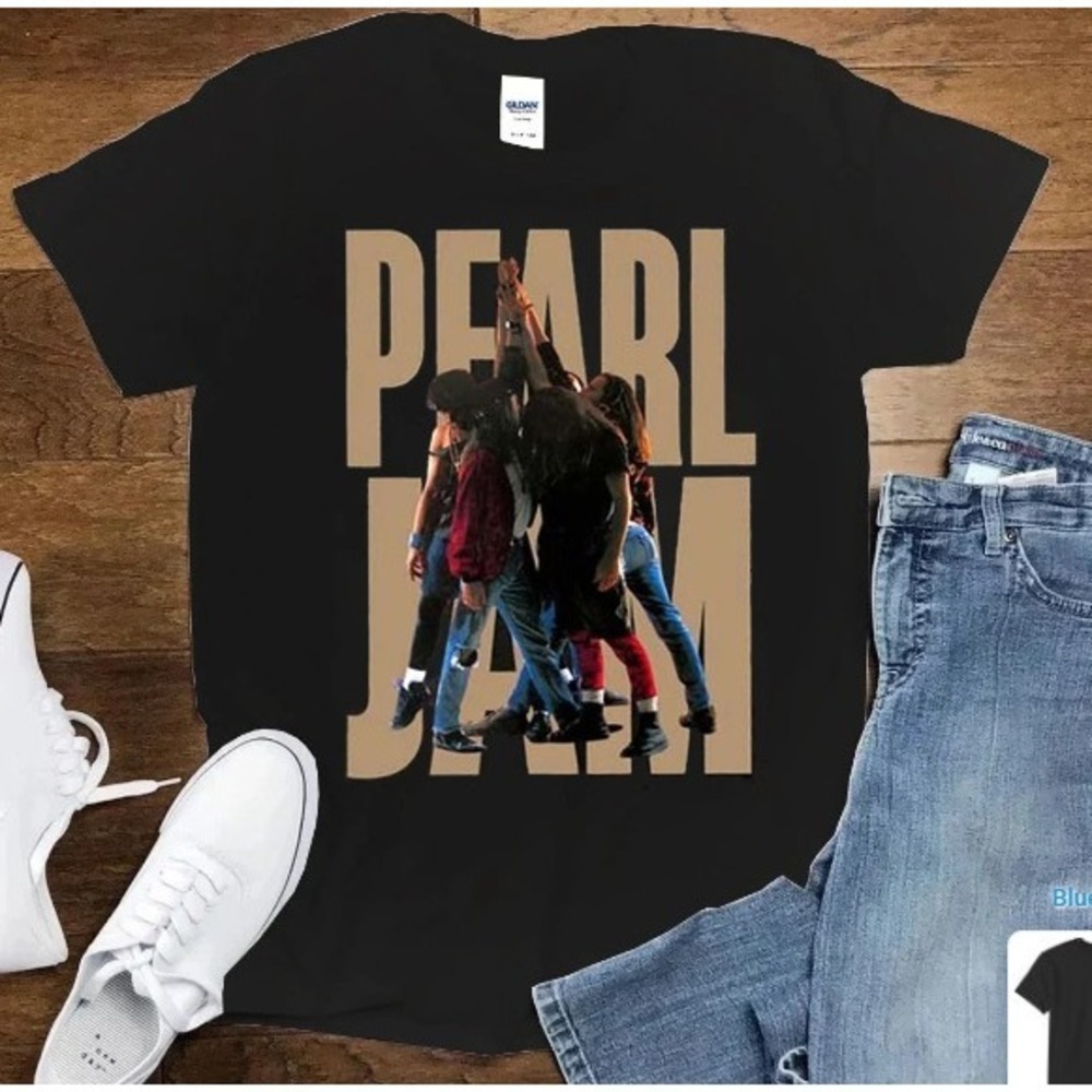 Pearl Jam Tshirt Pearl Jam Rock Band Ten Album Tshirt